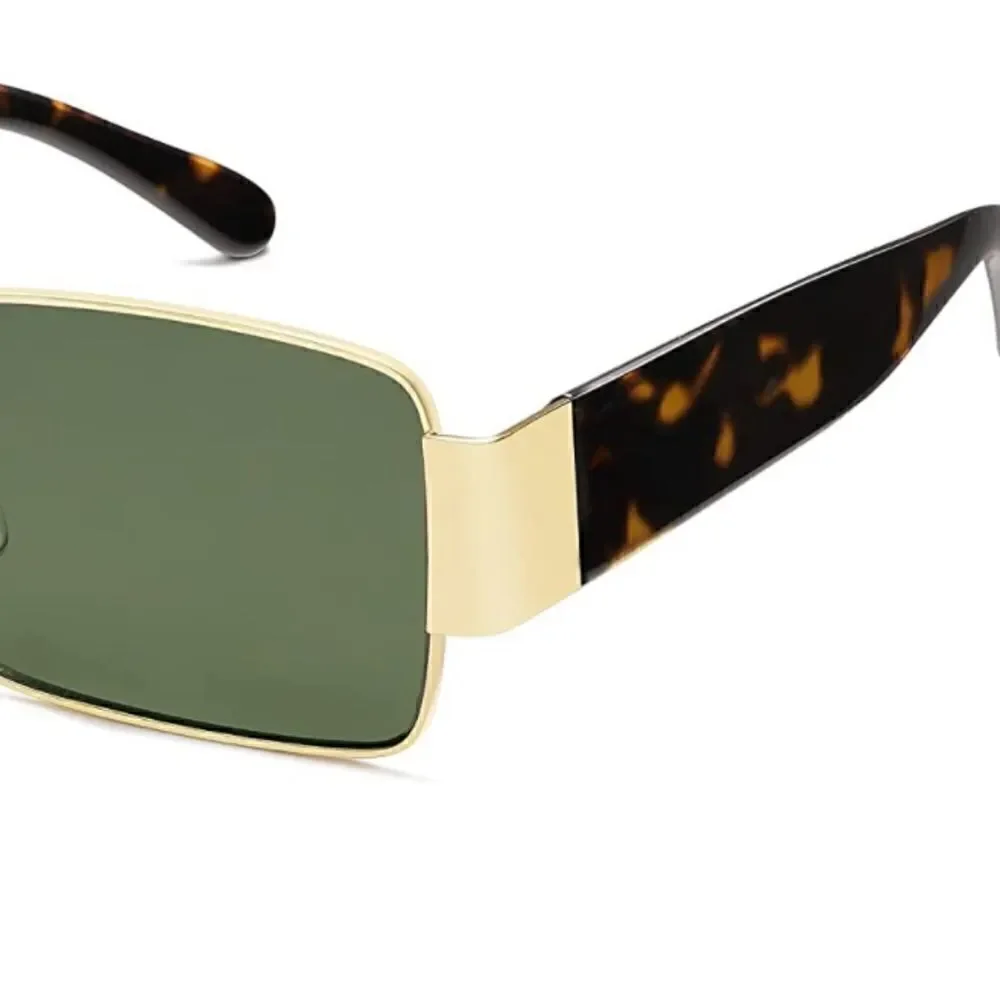 Retro Vintage Rectangular Sunglasses